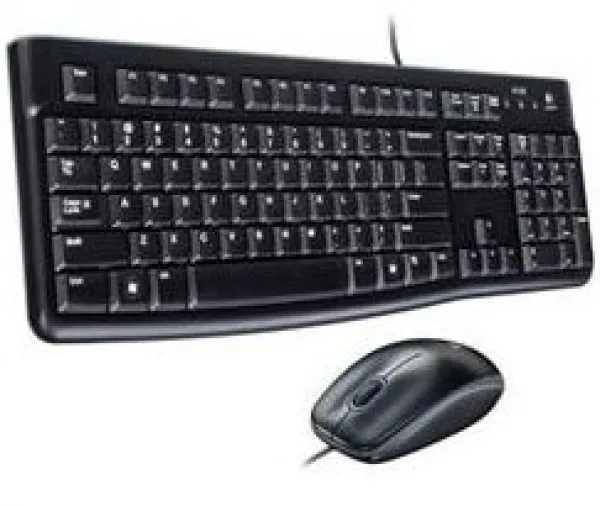Tastatura+Miš žični set Logitech Desktop MK120 YU crna 920-002549