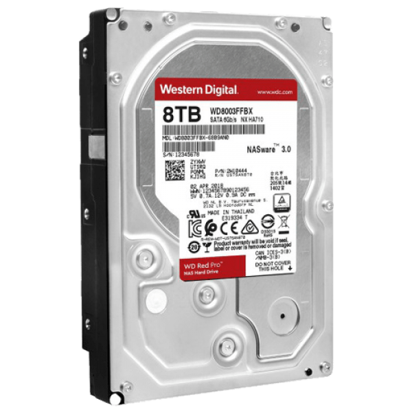 HDD WD 8TB WD8003FFBX 256MB 7200rpm Red Pro