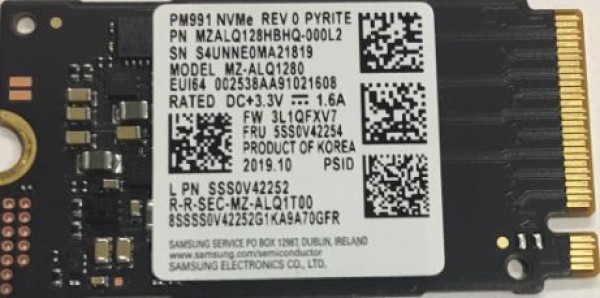 SSD M.2 NVMe 128GB Samsung MZ-ALQ1280 Bulk