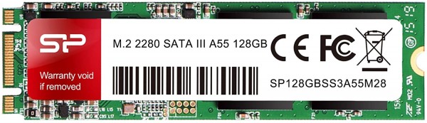 SSD M.2 SATA Silicon Power A55 128GB, SP128GBSS3A55M28