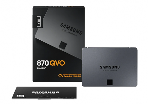 SSD Samsung 4TB 870 QVO MZ-77Q4T0BW