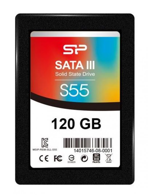 SSD 2.5'' SATA Silicon Power S55 120GB, SP120GBSS3S55S25