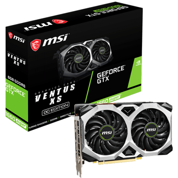 SVGA MSI Geforce GTX1660 6GB DDR5, SUPER VENTUS XS OC