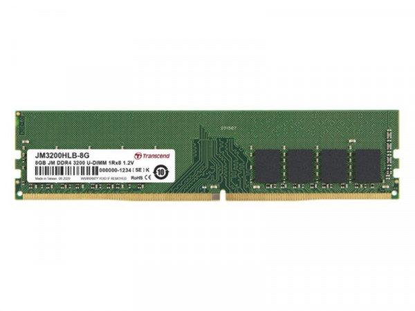 RAM DDR4 TRANSCEND 8GB 3200MHz JM3200HLB-8G