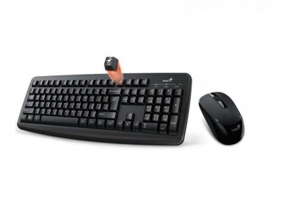 Tastatura + Mis Genius KM-8100 Wireless Desktop YU Black