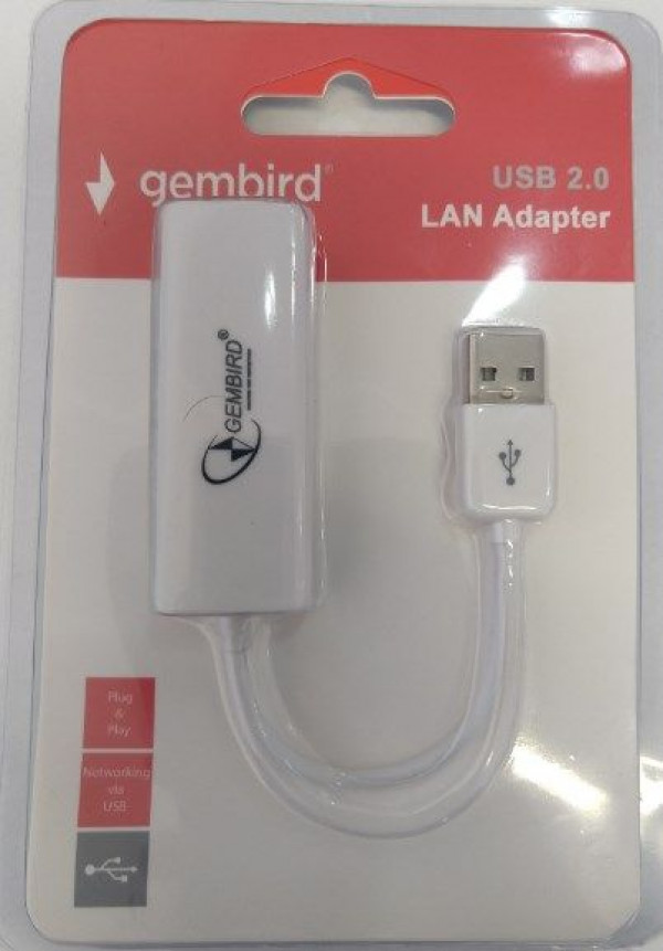 Adapter Gembird NIC-U6 USB 2.0 - LAN 10/100