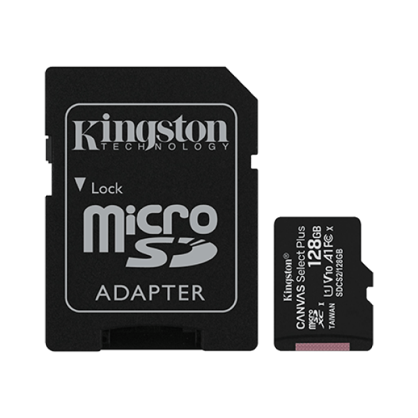 Micro SD Kingston 128GB SDCS2/128GB + sd adapter