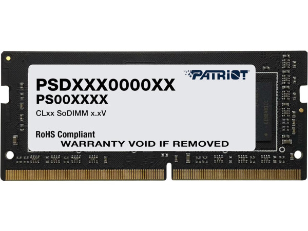 RAM SODIMM DDR4 8GB 3200MHz Patriot PSD48G320081S