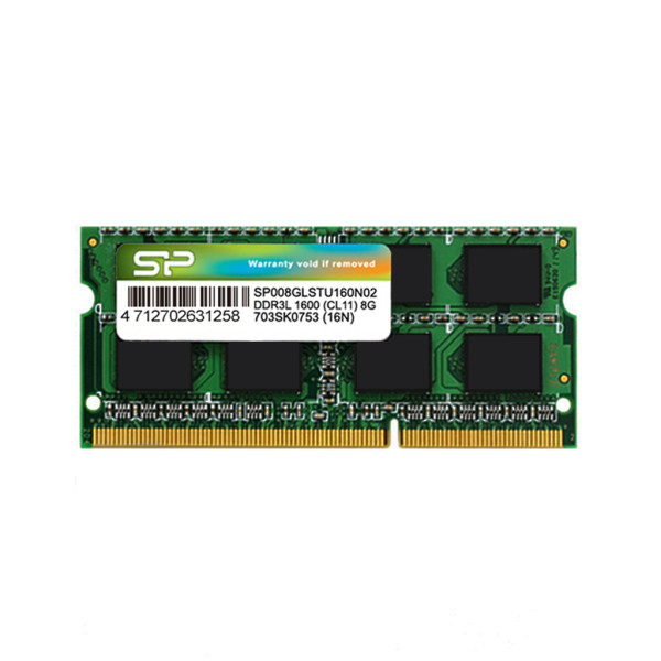 RAM SODIMM DDR3L 8GB 1600MHz Silicon Power SP008GLSTU160N02