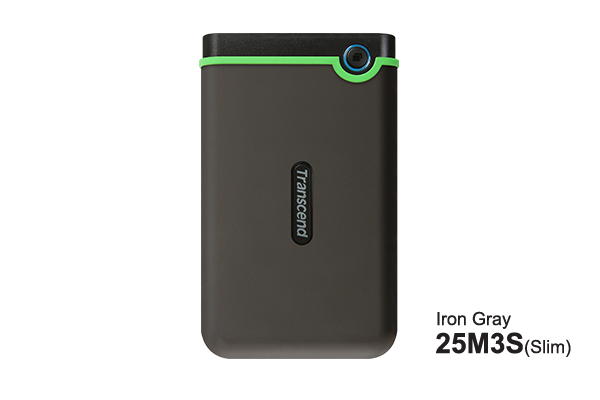 HDD E2.5'' Transcend 1TB USB 3.1 TS1TSJ25M3S Anti-shock Iron grey