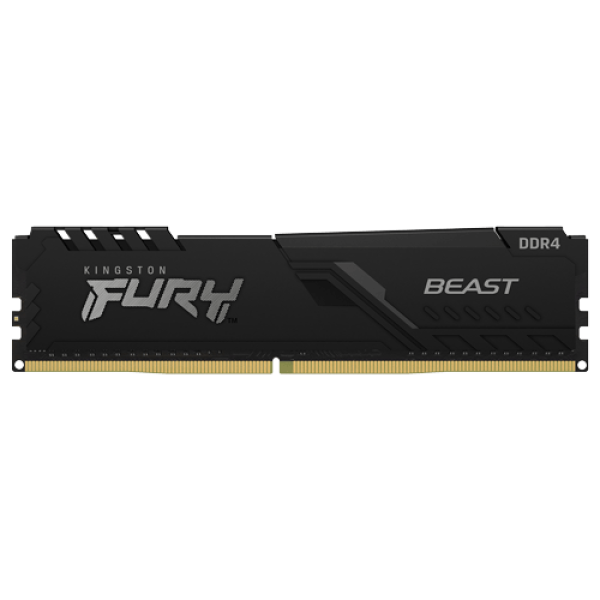 RAM DDR4 16GB 3200MHz Kingston Fury Beast Black KF432C16BB/16