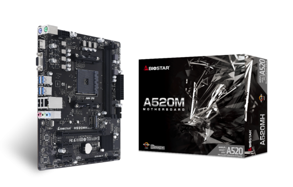 MB AM4 Biostar A520MH 2xDDR4/M.2/HDMI/VGA