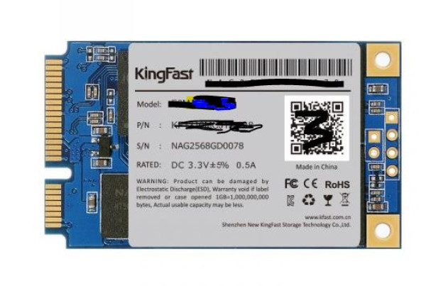 SSD mSATA 256GB KingFast F6M 550MBs/460MBs