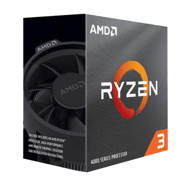 CPU AM4 Ryzen 3 4100, 4C/8T, 3.80-4.00GHz 100-100000510BOX