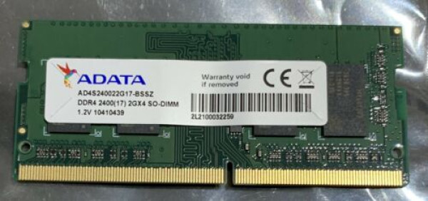 RAM SODIMM DDR4 2GB Adata AD4S240022g17-bssz