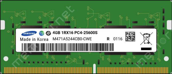 RAM SODIMM DDR4 4GB 3200MHz Samsung M471A5244CB0-CWELL BULK
