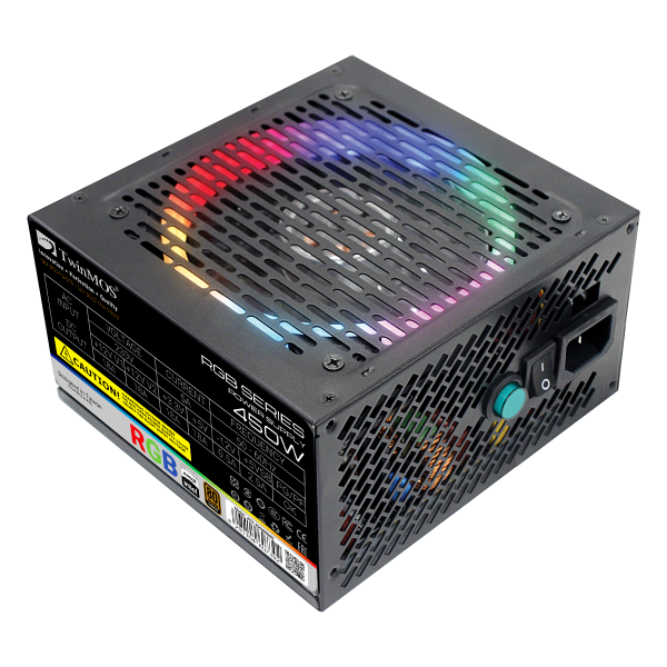 Napajanje TwinMOS SmartX RGB 450W 80 PLUS Bronze ATX-450WRB80