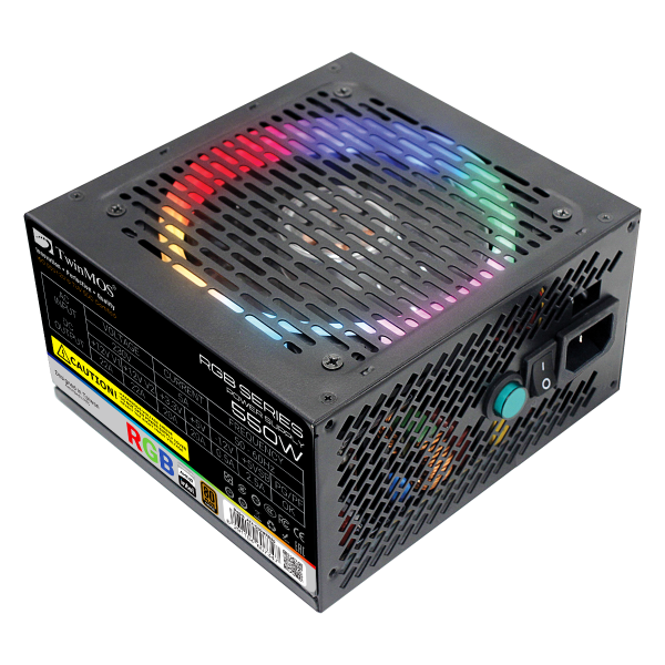 Napajanje TwinMOS SmartX RGB 550W 80 PLUS Bronze ATX-550WRB80