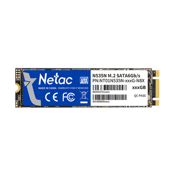 SSD M.2 SATA Netac N535N 256GB, NT01N535N-256G-N8X
