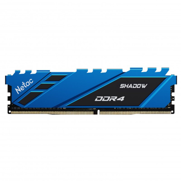 RAM DDR4 8GB 3200MHz Netac Shadow C16 Blue NTSDD4P32SP-08B