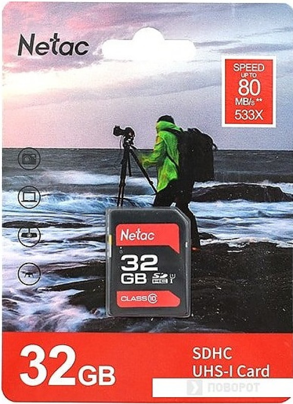 Micro SDHC Netac 32GB P600 NT02P600STN-032G-R
