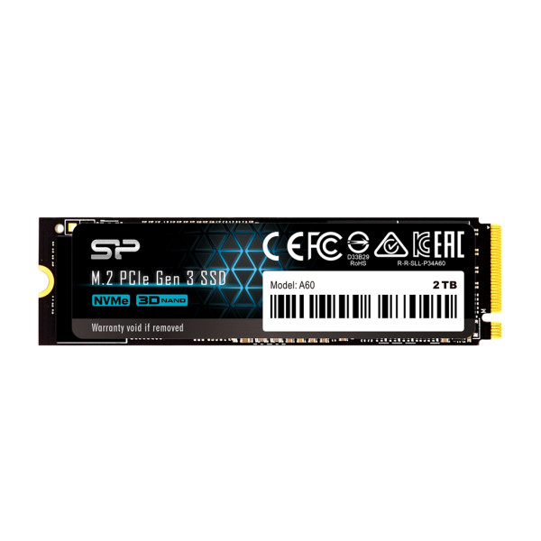 SSD M.2 NVMe Silicon Power 1TB A60 Gen.3, SP001TBP34A60M28
