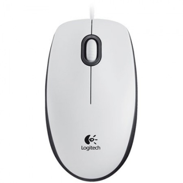 Miš USB Logitech M100 beli 910-005004