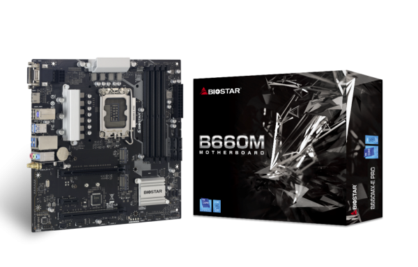 MB s1700 Biostar B660MX-E PRO 4xDDR4/2xM.2/HDMI/VGA/