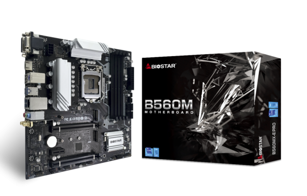 MB s1200 Biostar B560MX-E PRO 4xDDR4/2xM.2/HDMI/VGA/DVI