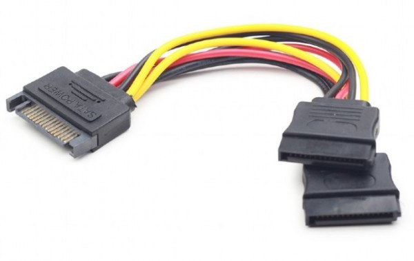 Kabl naponski Gembird SATA 1na2 M/F CC-SATA2F-01