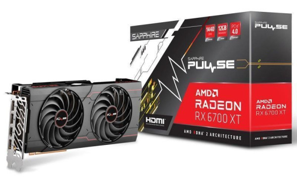 SVGA Sapphire Radeon RX 6700XT Gaming PULSE 12GB GDDR6, 11306-02-20G