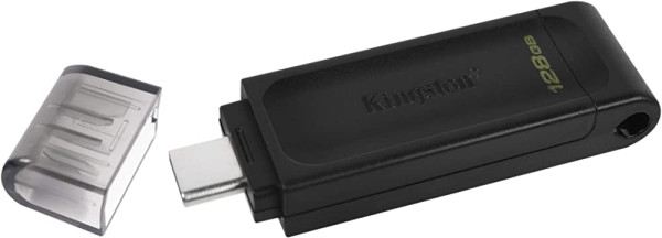 USB Flash Kingston 128GB USB 3.2 DataTraveler 70 black DT70/128GB