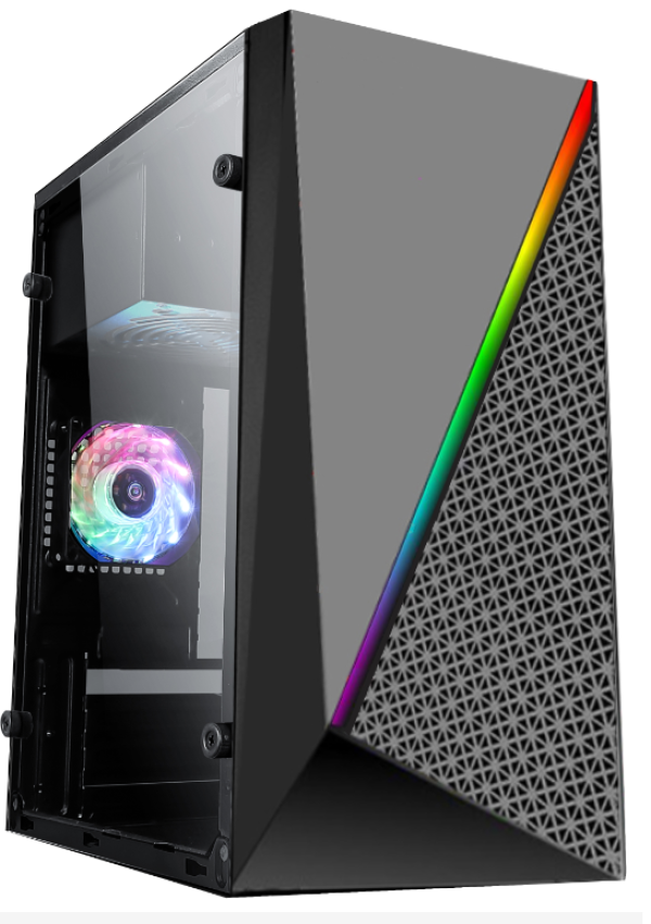 Kuciste 600 Raptor Storm RGB mATX/USB 3.0/Window