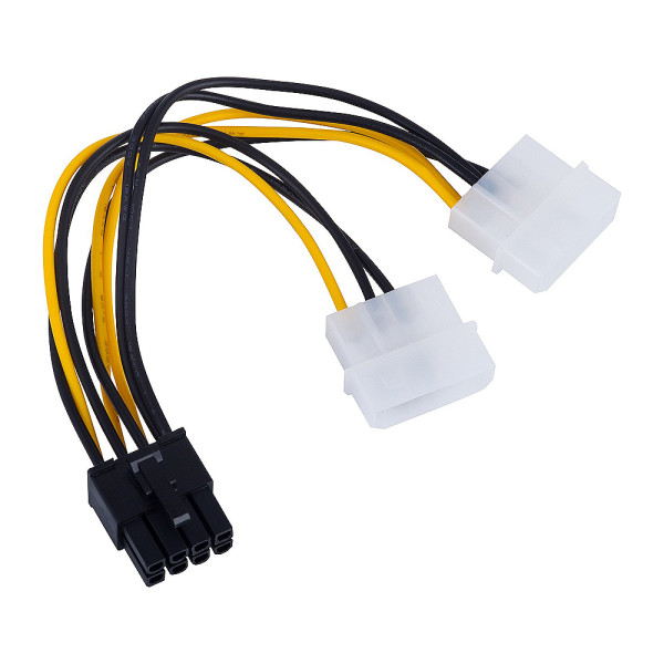 Kabl interni napojni 2xMolex na 8 pina JWD F/M