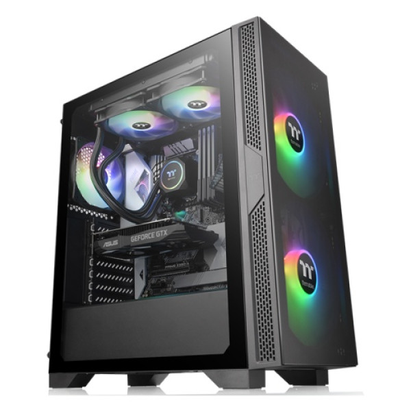 Kućište Thermaltake Versa T25 TG/Black/Win/SPCC/Tempered Glass*2/120mm/bez PSU