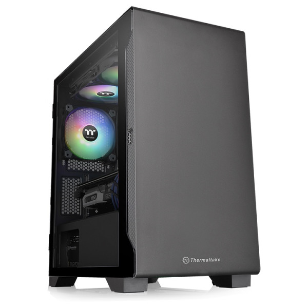 Kućište Thermaltake S100 TG/Black/Tempered Glass/120mm Fan/CA-1Q9-00S6WN-00