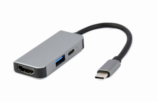 Docking station Cablexpert A-CM-COMBO3-02 USB-C - HDMI/USB 3.0/PD
