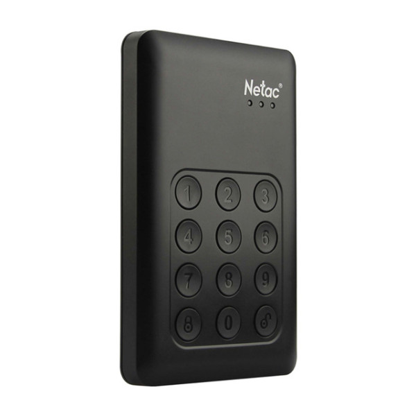 Externi HDD 1TB Netac K390 sa enkripcijom, NT05K390K-001T-30BK
