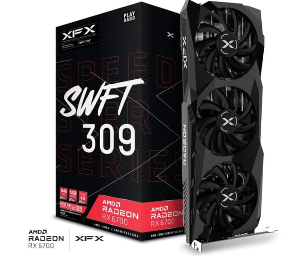 SVGA XFX Radeon RX6700 Speedster Swift 309 10GB GDDR6, RX-67XLKW