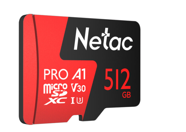 Micro SDXC Netac 512GB P500 Extreme Pro NT02P500PRO-512G-S