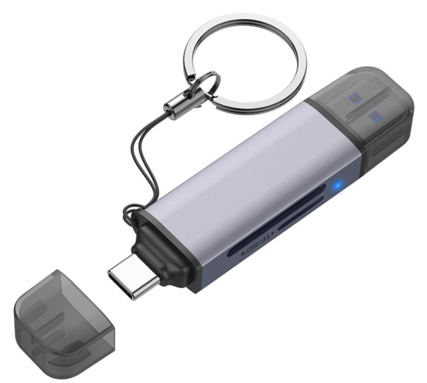 Čitač kartica Netac WK13 USB-A 3.2/USB-C 3.2 NT09WK13-30GR