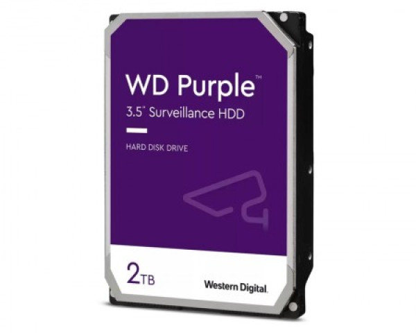 HDD WD 2TB WD23PURZ SATA3 256MB Caviar Purple