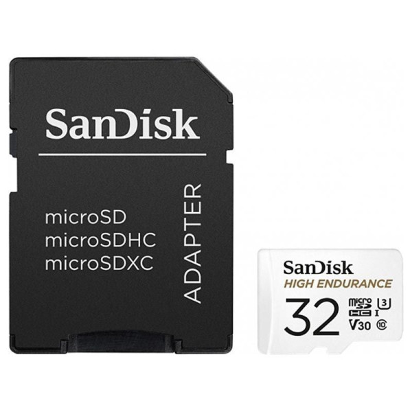 SDHC SanDisk 32GB High Endurance, SDSQQNR-032G-GN6IA + adapter