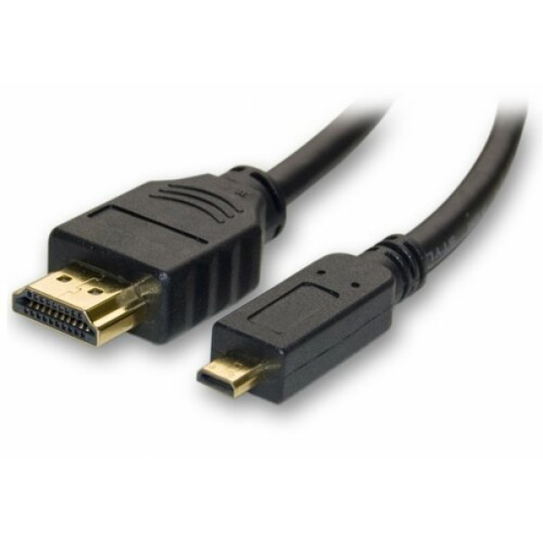 Adapter E-Green Micro HDMI (M) - HDMI (F) crni
