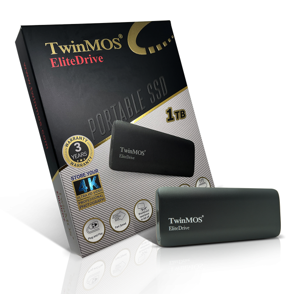 Eksterni SSD 1TB TwinMOS EliteDrive Gold USB 3.2/Type-C PSSDGGBMED32B