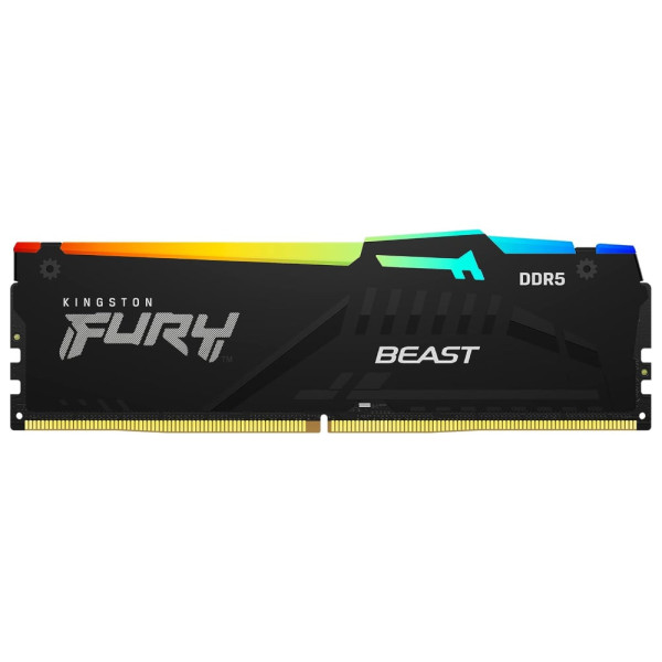 RAM DIMM DDR5 64GB (2x32GB) 6000MHz KF560C36BBEAK2-64 Kingston Fury Beast RGB