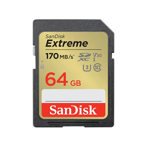 SDXC SanDisk 64GB Extreme, SDSDXV2-064G-GNCIN