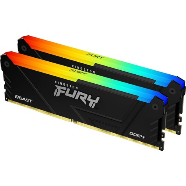 RAM DDR4 32GB (2x16GB) 3200MHz Kingston FURY BEAST RGB KF432C16BB2AK2/32