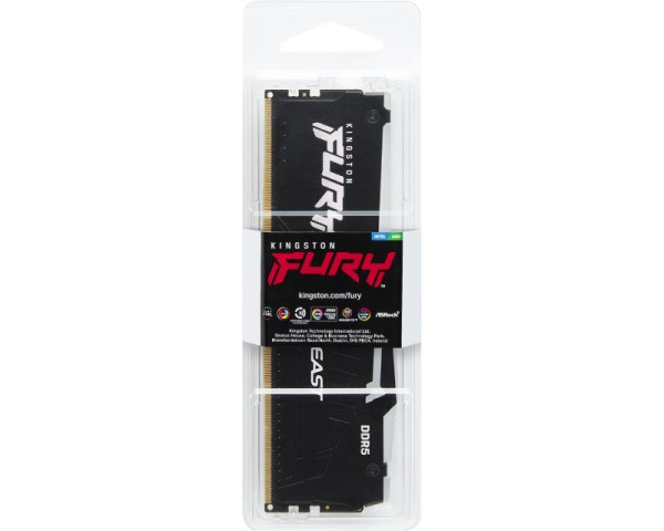 RAM DDR5 16GB 5200MT/s Kingston Fury Beast RGB 1.25V KF552C40BBA-16