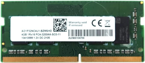 RAM SODIMM DDR4 4GB 3200MHz Adata AO1P32NC4U1-BZMSHD bulk
